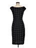 Connected Apparel Polka Dots Black Casual Dress Size 8 - photo 2