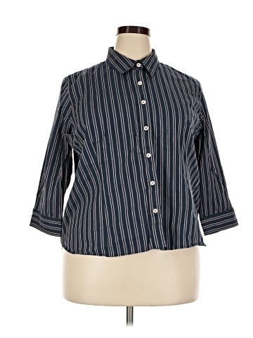 Van Heusen 3/4 Sleeve Button-Down Shirt (view 1)