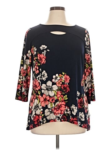 Susan Graver 3/4 Sleeve T-Shirt (view 1)