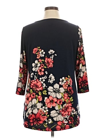 Susan Graver 3/4 Sleeve T-Shirt (view 2)