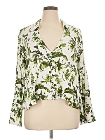 Anthropologie 3/4 Sleeve Blouse (view 1)
