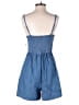 Old Navy 100% Cotton Solid Blue Romper Size S (tall) - photo 2