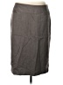 Talbots 100% Polyester Solid Gray Casual Skirt Size 12 - photo 1