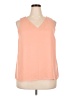 Nine West 100% Polyester Orange Sleeveless Blouse Size XXL - photo 1