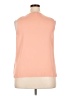 Nine West 100% Polyester Orange Sleeveless Blouse Size XXL - photo 2
