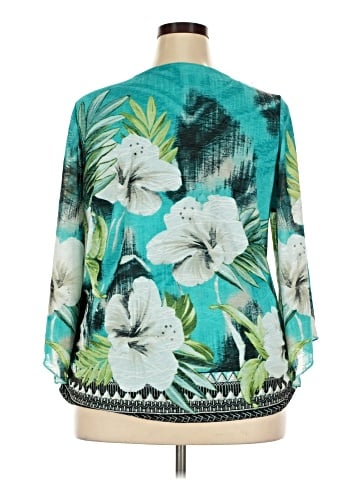 JM Collection 3/4 Sleeve Blouse (view 2)