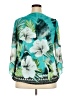 JM Collection 100% Polyester Teal 3/4 Sleeve Blouse Size 3X - photo 2