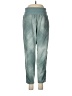 Athleta Tie-dye Teal Casual Pants Size 8 - photo 1