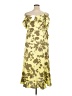 DKNY 100% Polyester Yellow Cocktail Dress Size 16 - photo 2