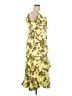 DKNY 100% Polyester Yellow Cocktail Dress Size 16 - photo 4