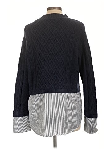 Aqua Pullover Sweater (view 2)