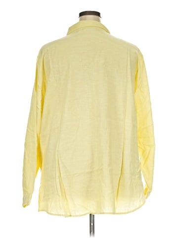 Susan Graver Long Sleeve Button-Down Shirt (view 2)