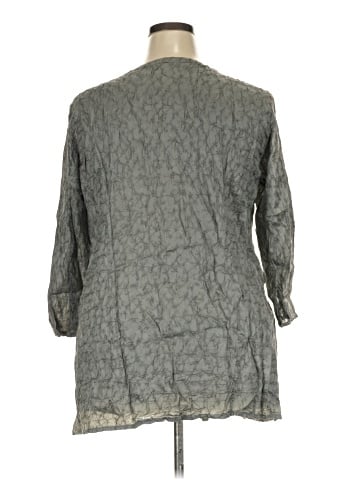 Eileen Fisher 3/4 Sleeve Silk Top (view 2)