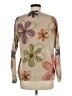 Unbranded 100% Polyester Floral Tan Pullover Sweater Size M - photo 2