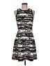 Mossimo 100% Polyester Graphic Black Cocktail Dress Size M - photo 1