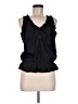 Old Navy 100% Polyester Black Sleeveless Blouse Size M - photo 1