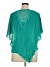 AB Studio Teal Short Sleeve Blouse Size XL - photo 2