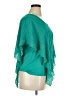 AB Studio Teal Short Sleeve Blouse Size XL - photo 4