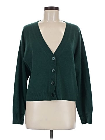 Aqua Cashmere Cardigan (view 1)