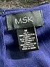 MSK 100% Polyester Blue Jumpsuit Size M - photo 4
