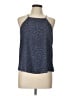 Mine Blue Sleeveless Blouse Size L - photo 1