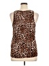 Peyton Jensen 100% Rayon Brown Tank Top Size XL - photo 2