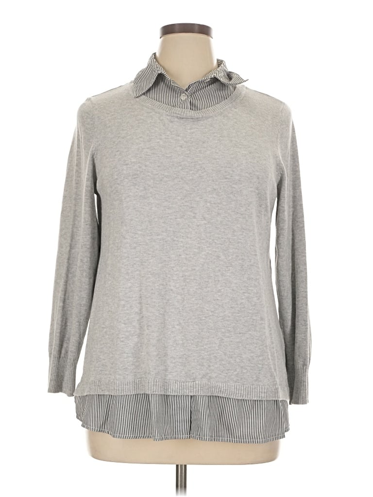 Pre-owned George Pullover Sweater In Gray