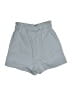 Lavender Brown 100% Polyester Solid Gray Shorts Size XS - photo 2