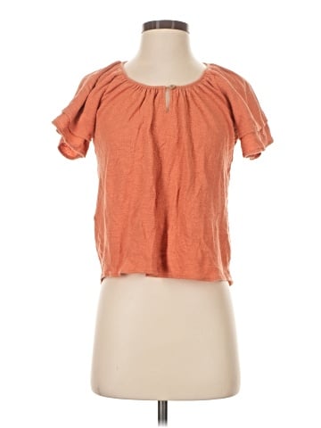 Madewell Texture &amp; Thread Tiered-Sleeve Top (view 1)