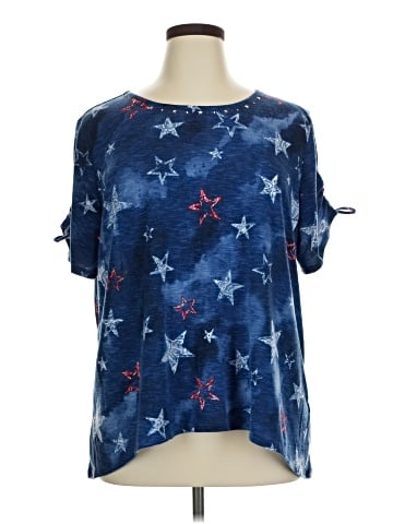 Alfred Dunner Short Sleeve Blouse (view 1)