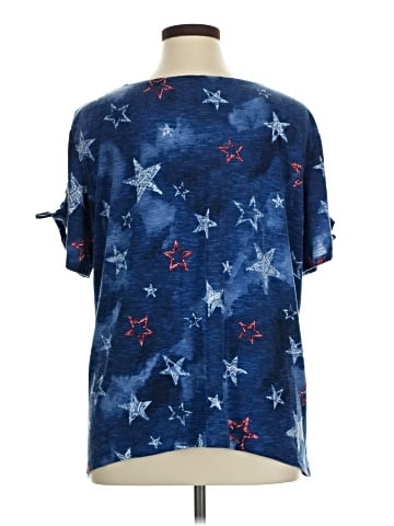 Alfred Dunner Short Sleeve Blouse (view 2)