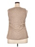 Ann Taylor LOFT 100% Polyester Brown Sleeveless Blouse Size XL - photo 2