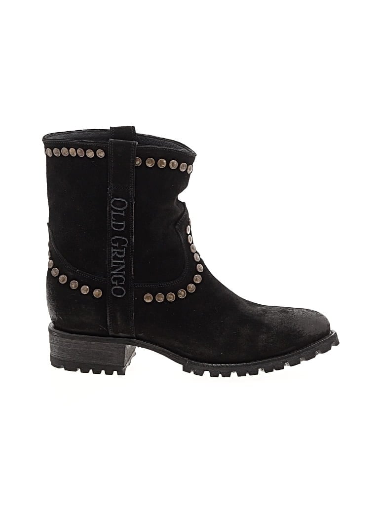Pre-owned Old Gringo Ankle Boots In Black