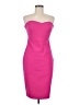 Likely Solid Pink Cocktail Dress Size 6 - photo 1