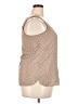 Ann Taylor LOFT 100% Polyester Brown Sleeveless Blouse Size XL - photo 4