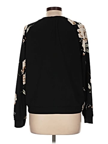 Shein Curve Long Sleeve T-Shirt (view 2)