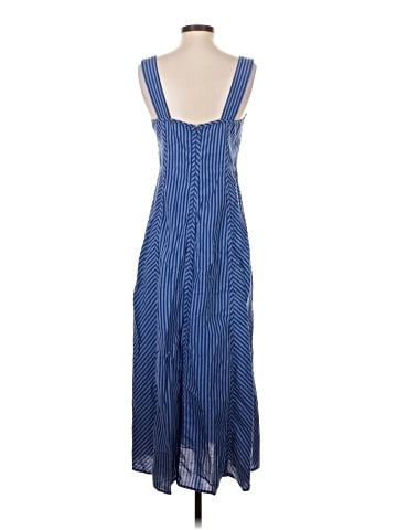 Madewell Sweetheart Sleeveless Midi Dress in Stripe (view 2)