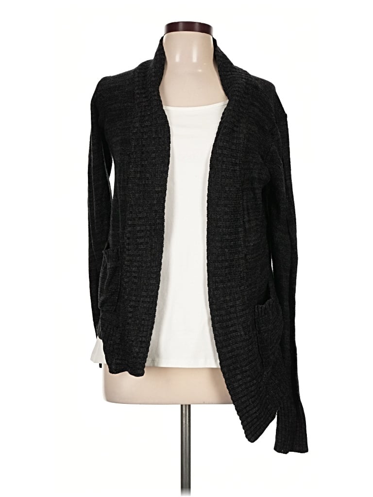 Pre-owned Ambiance Cardigan Sweater In Black