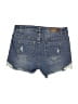 C'est Toi Paisley Blue Denim Shorts Size M - photo 2
