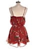 Trixxi 100% Polyester Floral Red Brown Romper Size L - photo 2