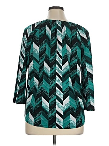 Notations 3/4 Sleeve Blouse (view 2)