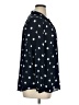 PREMISE 100% Polyester Polka Dots Black Long Sleeve Blouse Size 0X - photo 4