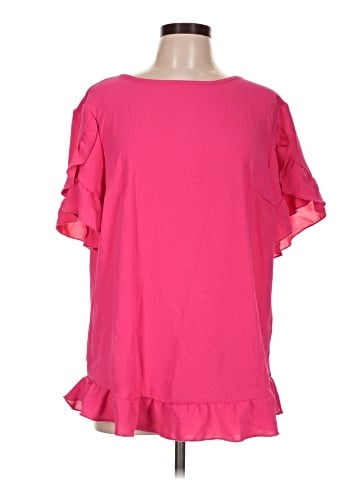 Shein Curve Short Sleeve T-Shirt (view 1)