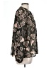 Elan Floral Black Long Sleeve Blouse Size L - photo 4
