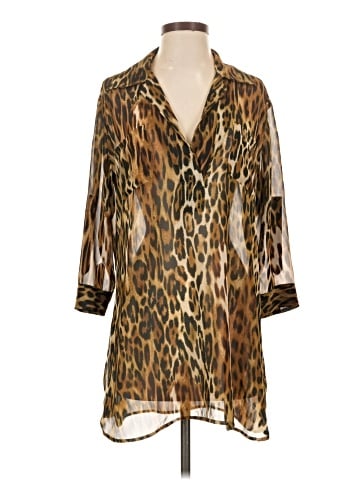 New York & Company 3/4 Sleeve Blouse (view 1)