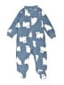 Carter's 100% Polyester Print Blue Long Sleeve Onesie 3-6 MO / 6 MO - photo 1