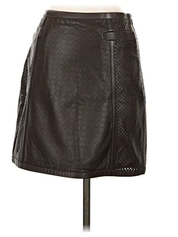 Tibi Faux Leather Skirt (view 2)