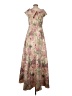 Xscape Floral Tan Casual Dress Size 4 - photo 2