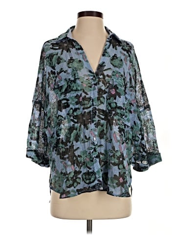 Out From Under 3/4 Sleeve Blouse (view 1)