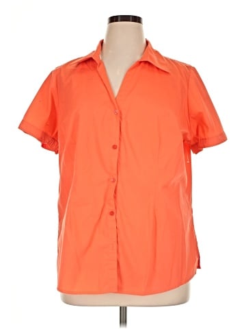 Basic Editions Short Sleeve Blouse (view 1)